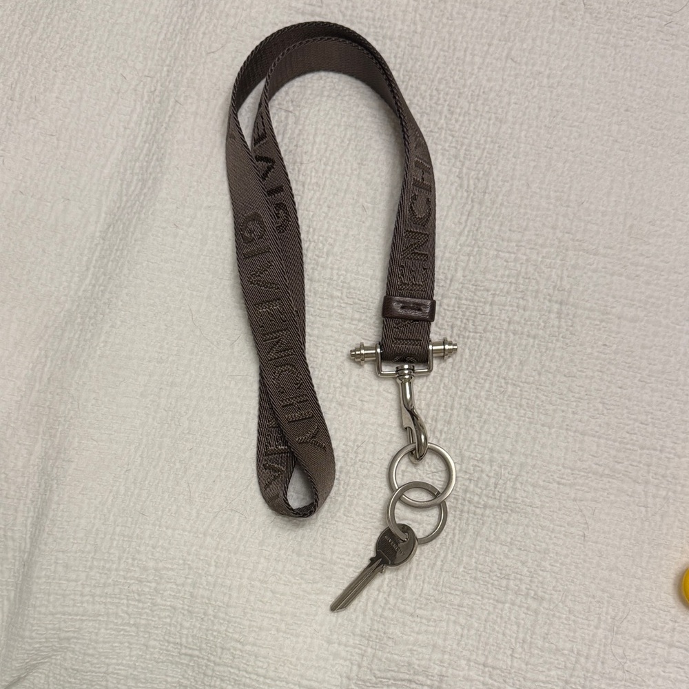 Givenchy Dark Brown Lanyard Key Holder